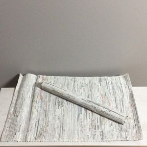 NWOT 2 Fair Trade Indonesian woven paper place mats